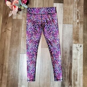 Leggings Of The Month Club Leopard Print Leggings Women's Size Medium NWOT